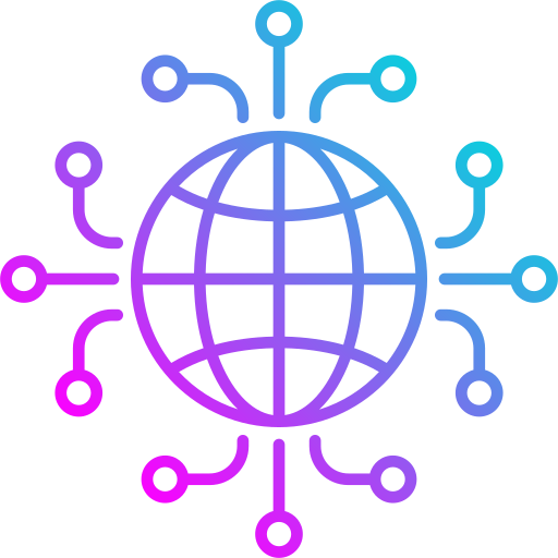 globaal netwerk Generic Gradient icoon