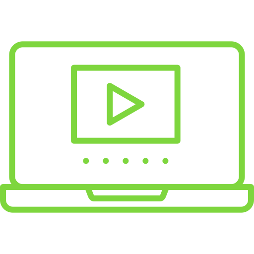 Video player Generic Simple Colors icon