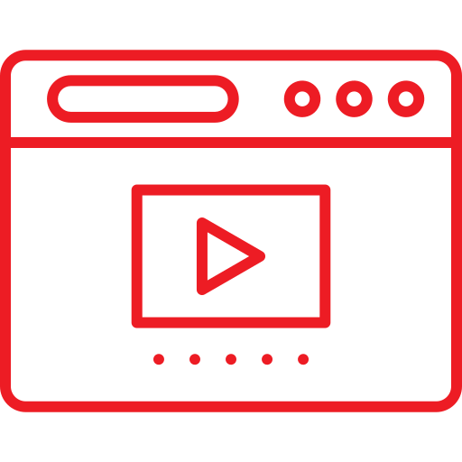 videoplayer Generic Simple Colors icon