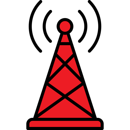 signal Generic Outline Color icon