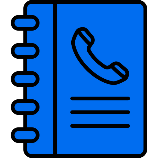 kontaktbuch Generic Outline Color icon