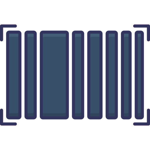 código de barras Generic Outline Color icono