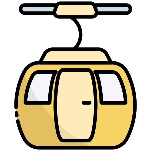 kabelbaan Generic Outline Color icoon