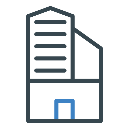 edificio Generic Outline Color icono