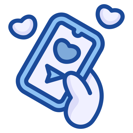 enviar mensaje Generic Blue icono