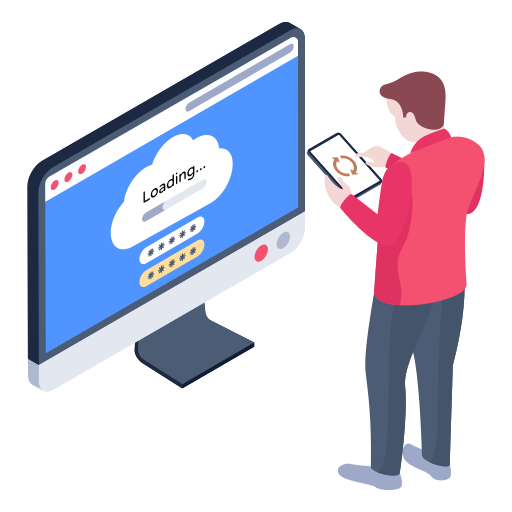 Cloud storage Generic Isometric icon