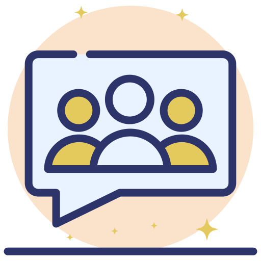 Group chat Generic Rounded Shapes icon