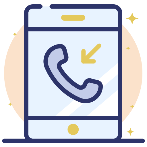 Incoming call Generic Rounded Shapes icon