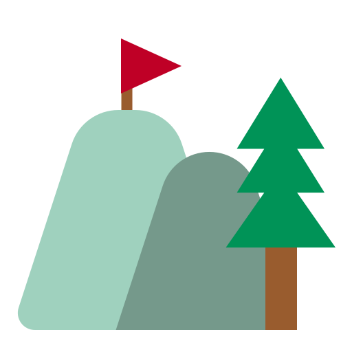 escursionismo Generic Flat icona