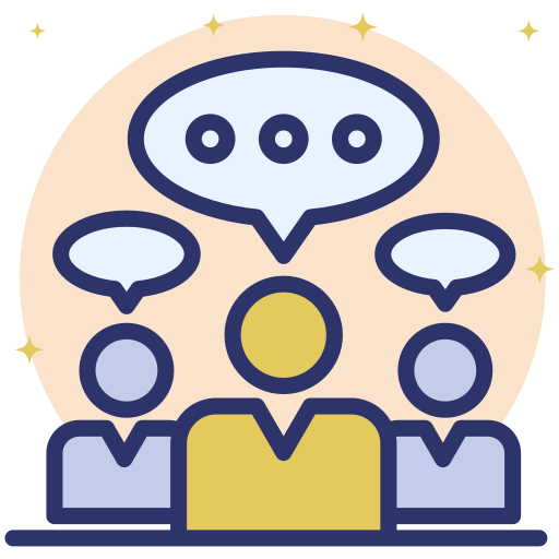 Group chat Generic Rounded Shapes icon