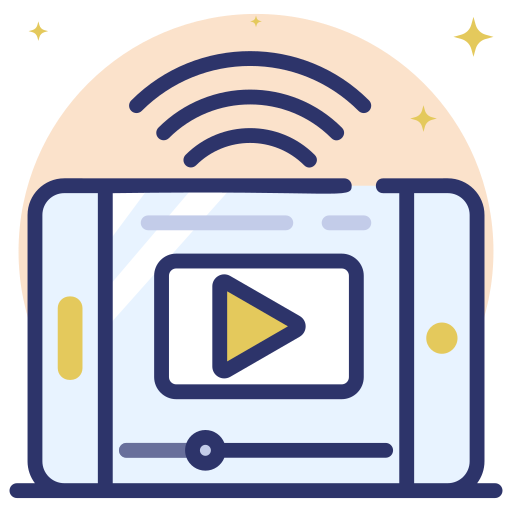 Online video Generic Rounded Shapes icon