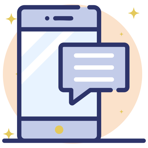 Mobile chat Generic Rounded Shapes icon