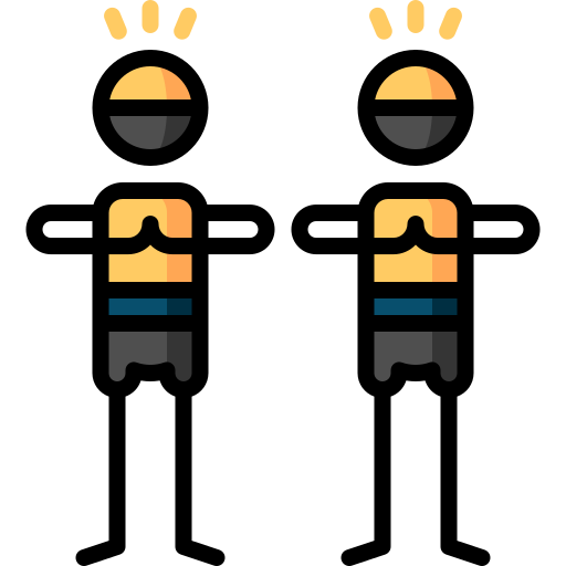 Ниндзя Puppet Characters Lineal Color иконка