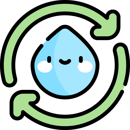 sostenible Kawaii Lineal color icono