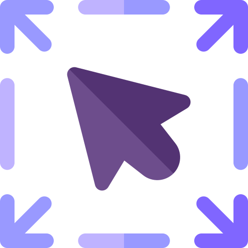 formaat wijzigen Basic Rounded Flat icoon