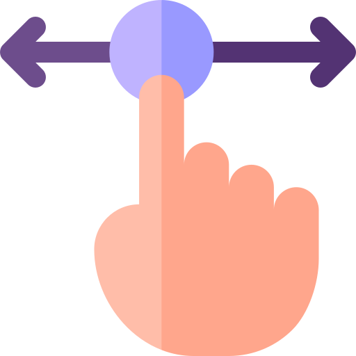 slider Basic Rounded Flat Ícone