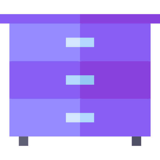tiroirs Basic Straight Flat Icône