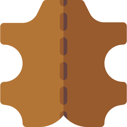 Leather Basic Rounded Flat icon