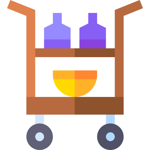 Cart Basic Straight Flat icon