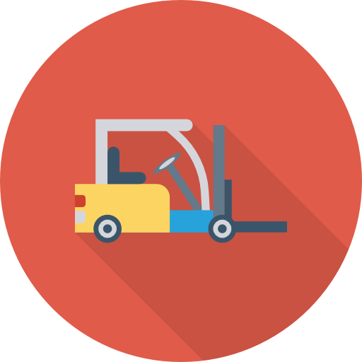 Forklift Dinosoft Circular icon