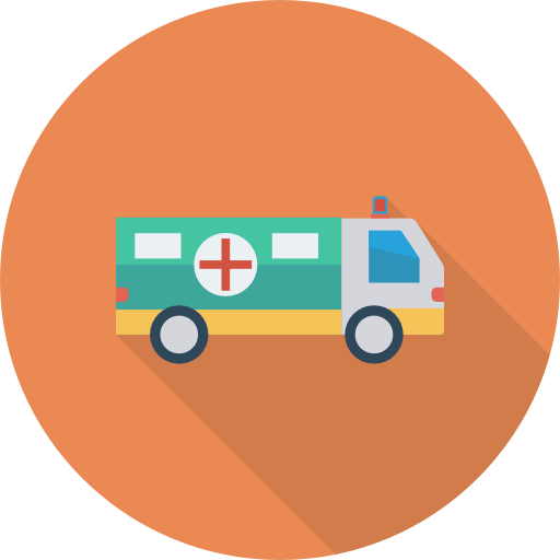 Ambulance Dinosoft Circular icon