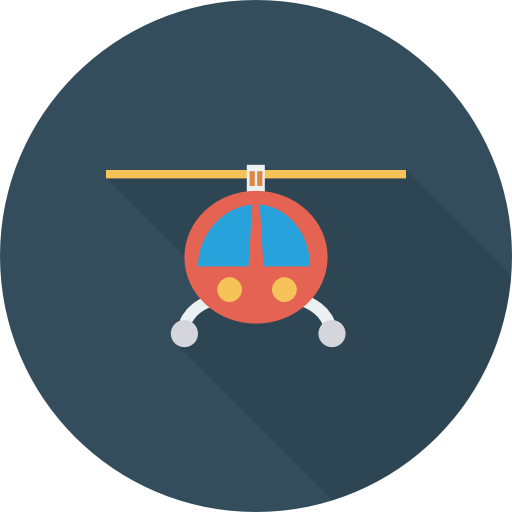 Helicopter Dinosoft Circular icon