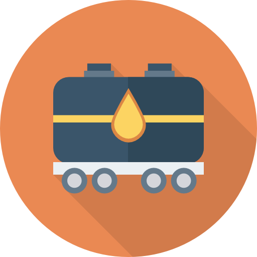 Oil tanker Dinosoft Circular icon