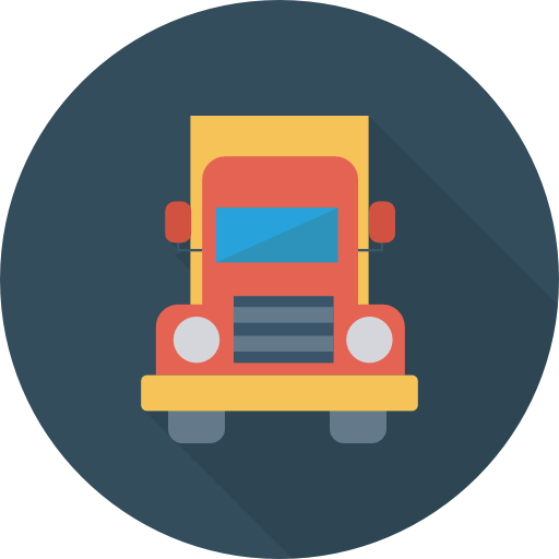 Truck Dinosoft Circular icon