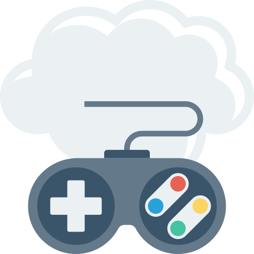 Cloud computing Dinosoft Flat icon