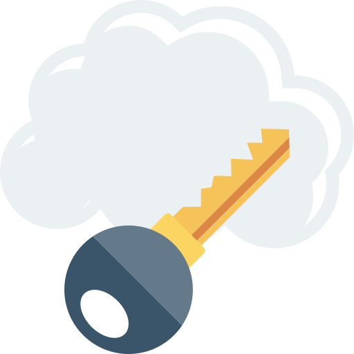 cloud computing Dinosoft Flat icon