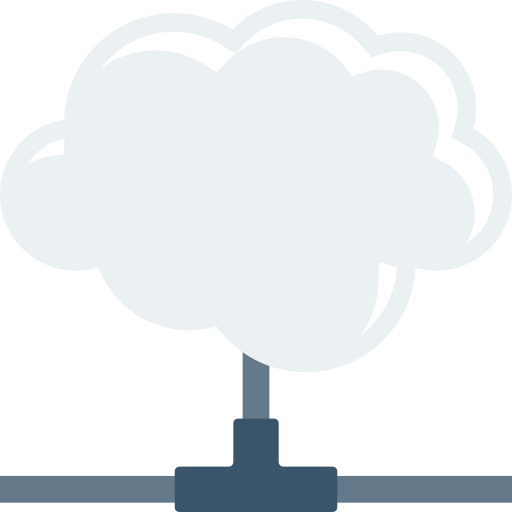 cloud computing Dinosoft Flat Icône