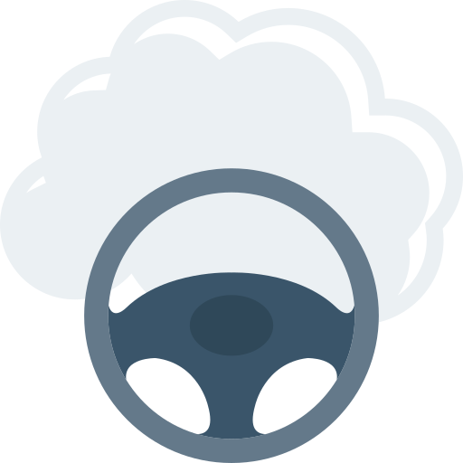 Cloud computing Dinosoft Flat icon