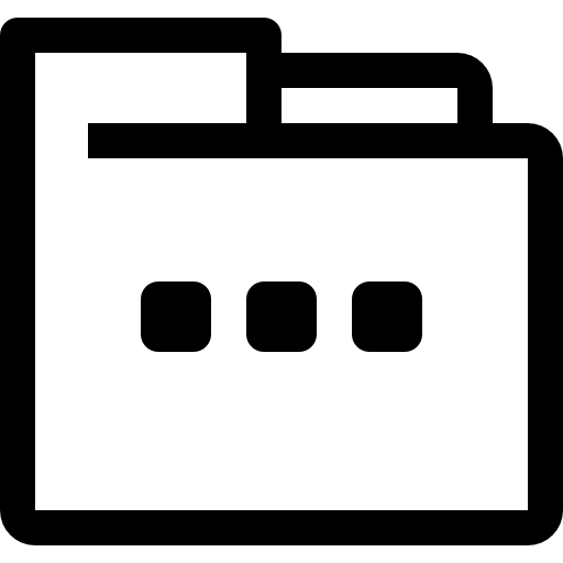 폴더 Accurate Lineal icon