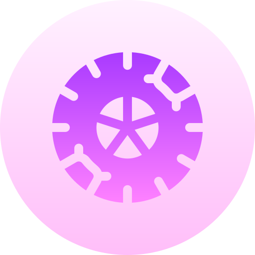 lapje Basic Gradient Circular icoon