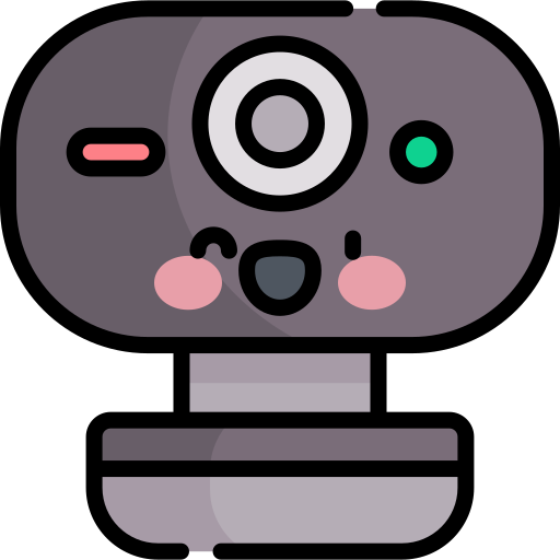 Web camera Kawaii Lineal color icon