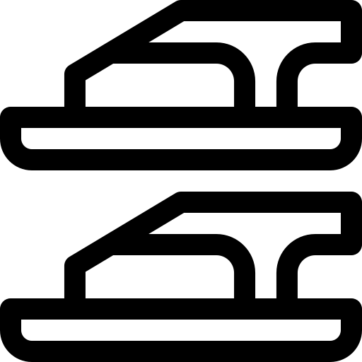 sandały Basic Rounded Lineal ikona