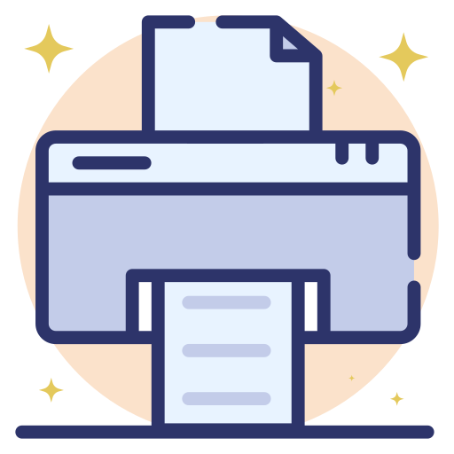 Printing machine Generic Rounded Shapes icon