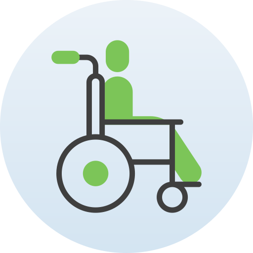discapacitado Generic Circular icono