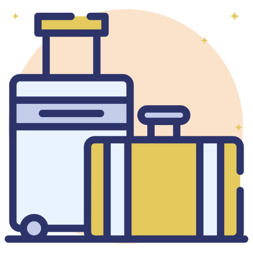 Travel luggage Generic Rounded Shapes icon