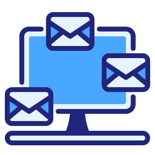 Email marketing Generic Blue icon
