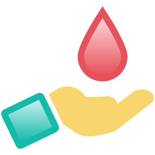 donación de sangre Generic Outline Gradient icono