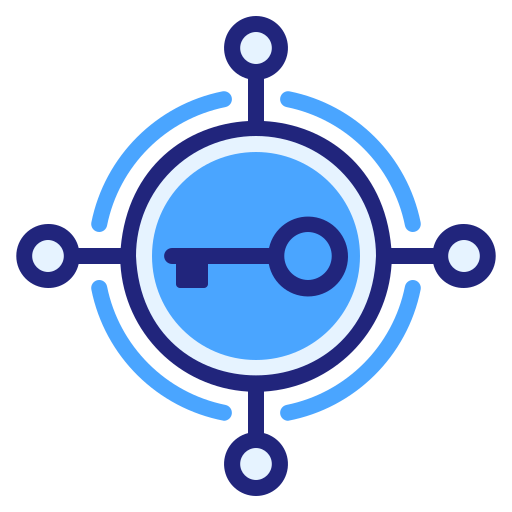 キーワード Generic Blue icon