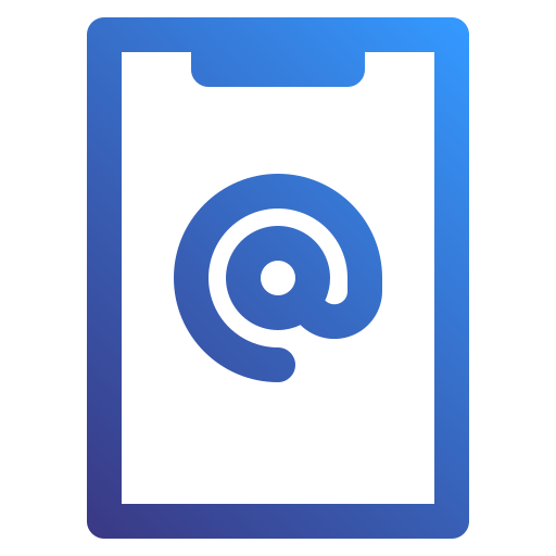 mobile mail Generic Gradient icon