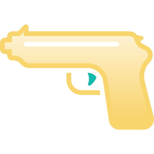 Gun Generic Outline Gradient icon
