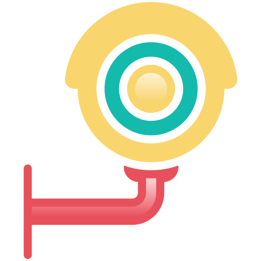 telecamera a circuito chiuso Generic Outline Gradient icona