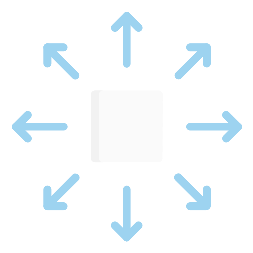 centro de distribucion Generic Flat icono