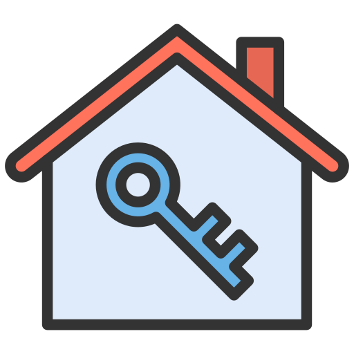 家の鍵 Generic Outline Color icon