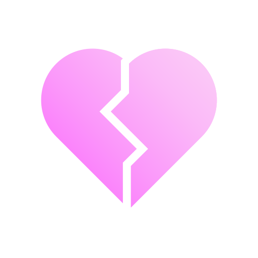 Heartbreak Generic Flat Gradient icon