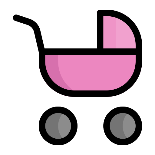 wózki dla dzieci Generic Outline Color ikona