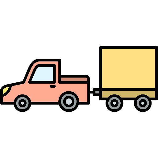 camion dei bagagli Generic Outline Color icona
